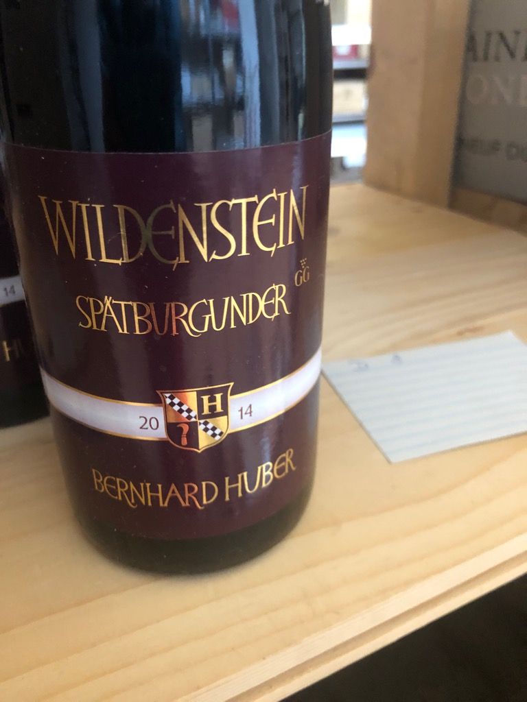 Nonnenkeller Spätburgunder Eiswein　2008 2014 Bernhard Huber Wildenstein Spätburgunder Großes Gewächs