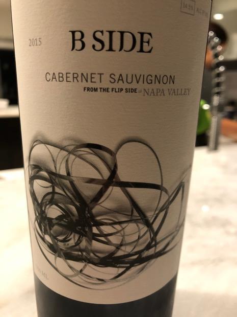 2015 B Side Cabernet Sauvignon, USA, California, Napa Valley ...