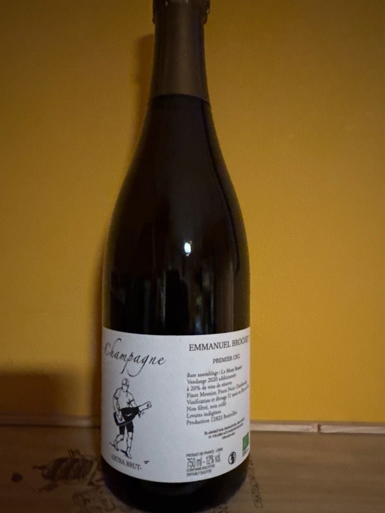N.V. Emmanuel Brochet Champagne Premier Cru Extra Brut (2020