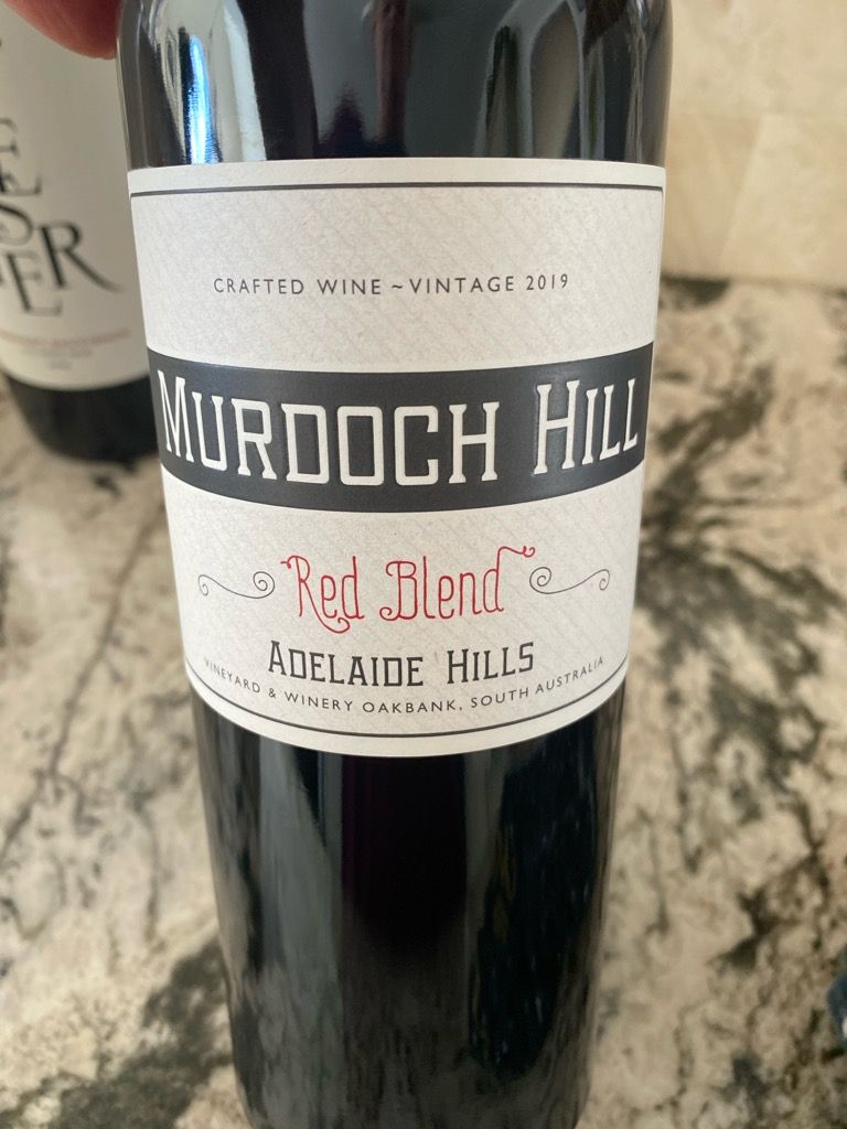 2019 Murdoch Hill Red Blend, Australia, South Australia, Mount Lofty