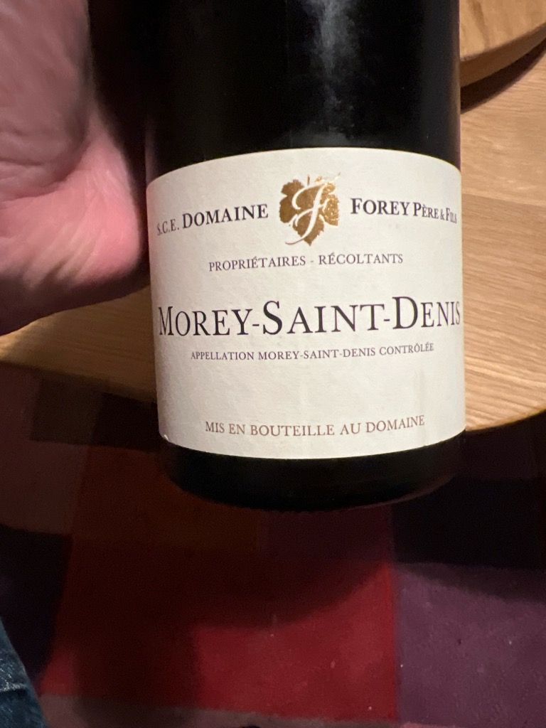 2017 Forey Père et Fils Morey St. Denis - CellarTracker