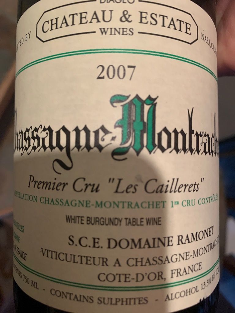 2007 Domaine Ramonet Chassagne-Montrachet 1er Cru Les Caillerets