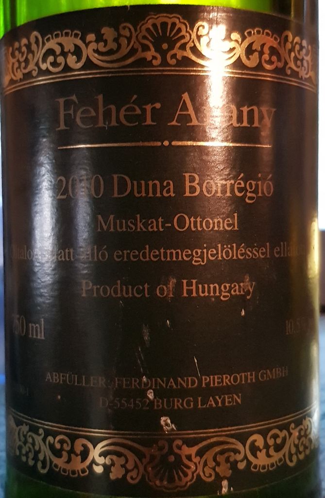 2015 Ferdinand Pieroth Fehér Arany - CellarTracker