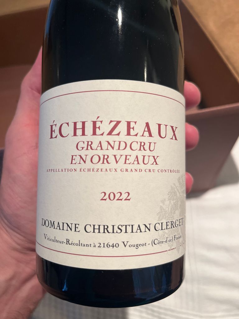 ÉCHEZEAUX 2020 2本& RICHBOURG 2014 セット　空瓶 ÉCHEZEAUX 2020 2本& RICHBOURG 2014 セット 空瓶