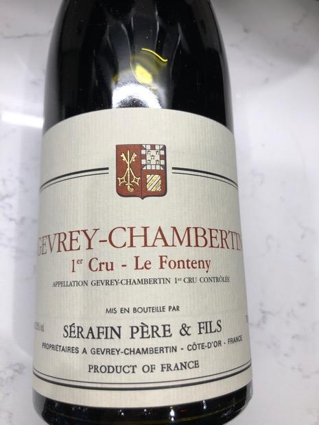 2015 Serafin Père et Fils Gevrey-Chambertin 1er Cru Fonteny