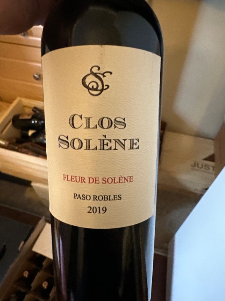 2021 Clos Solène Fleur de Solène, USA, California, Central Coast, Paso