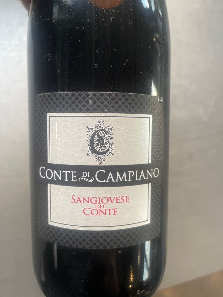 Conte Di Campiano Sangiovese Del Conte