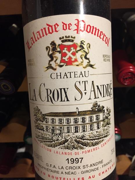 1997 Château La Croix St. Andre - CellarTracker