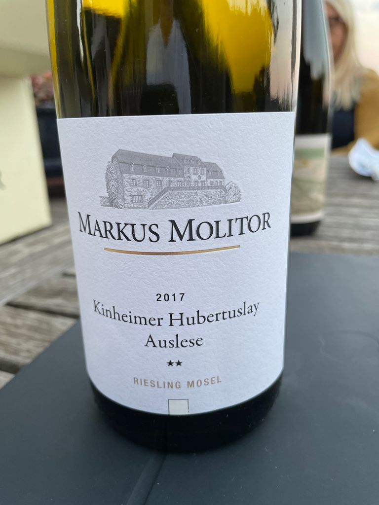 2017 Markus Molitor Kinheimer Hubertuslay Riesling Auslese ** (White ...