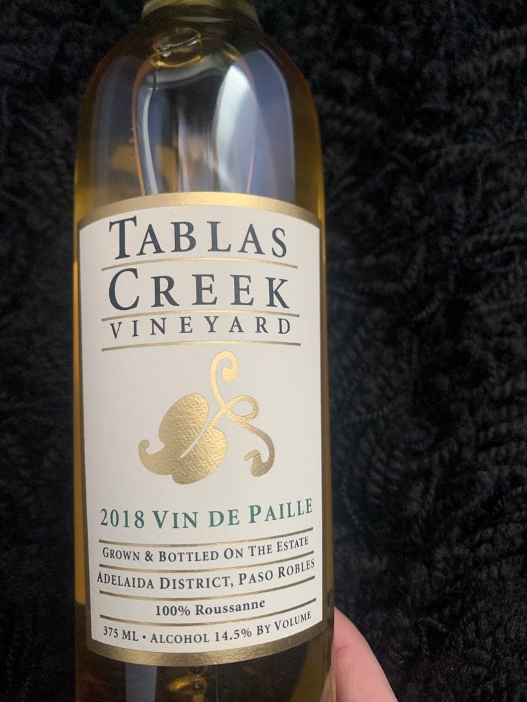 2018 Tablas Creek Vin de Paille "SacreRouge" Paso Robles, USA