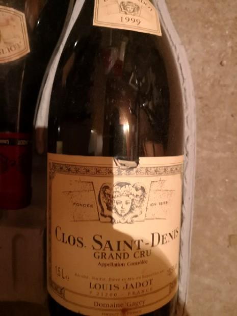 1995 Louis Jadot Clos St. Denis Domaine Gagey - CellarTracker