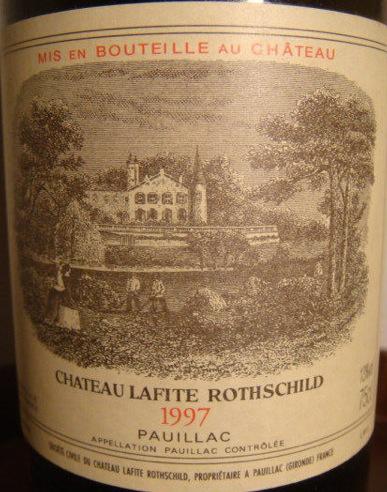 1997 Château Lafite Rothschild, France, Bordeaux, Médoc, Pauillac