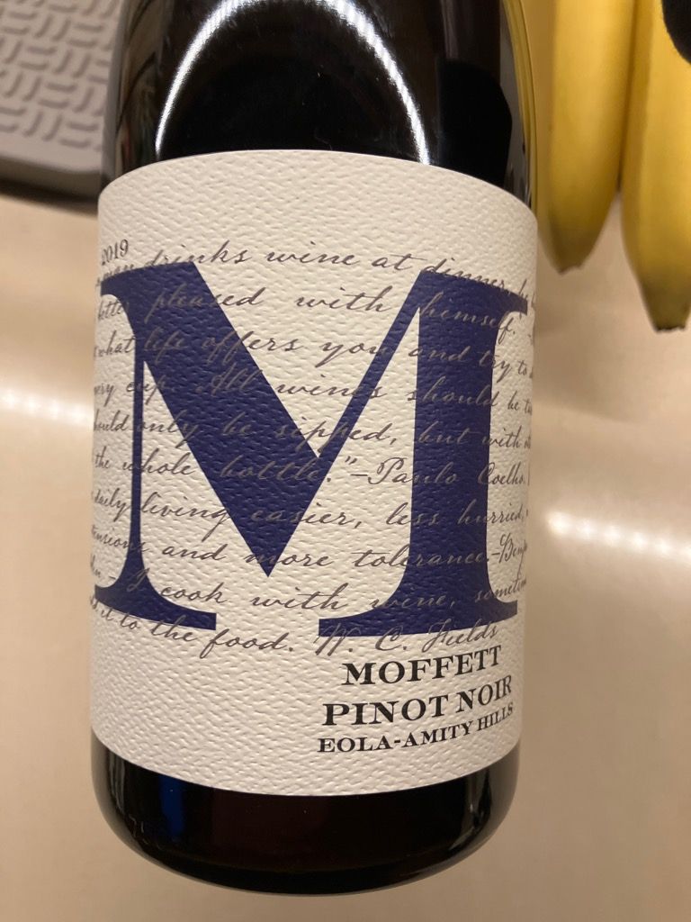 2019 Moffett Vineyards Pinot Noir Bieze Vineyard, USA, Oregon