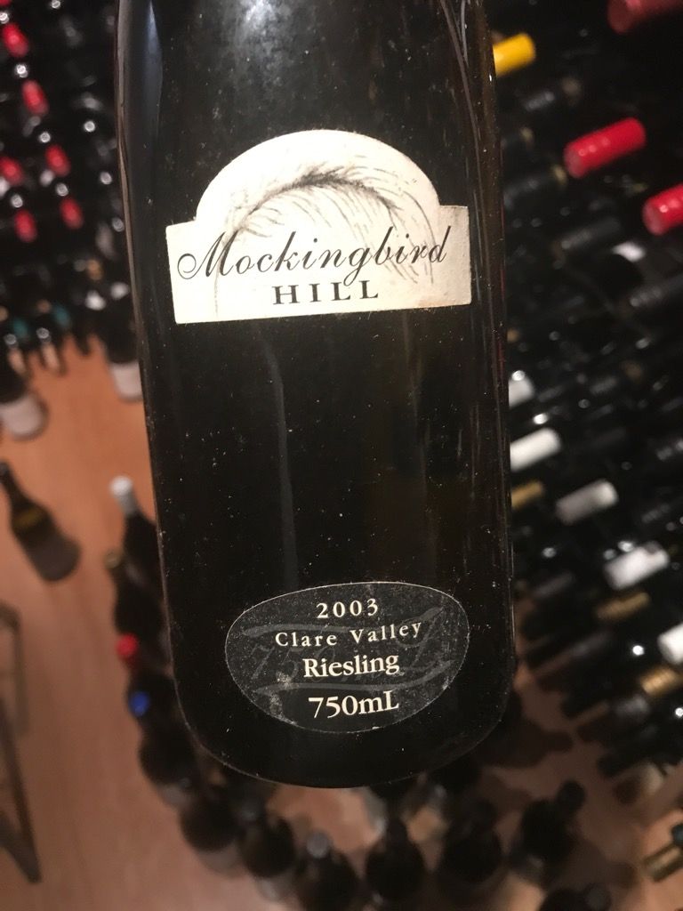 2003 Mockingbird Hill Winery Riesling, Australia, South Australia