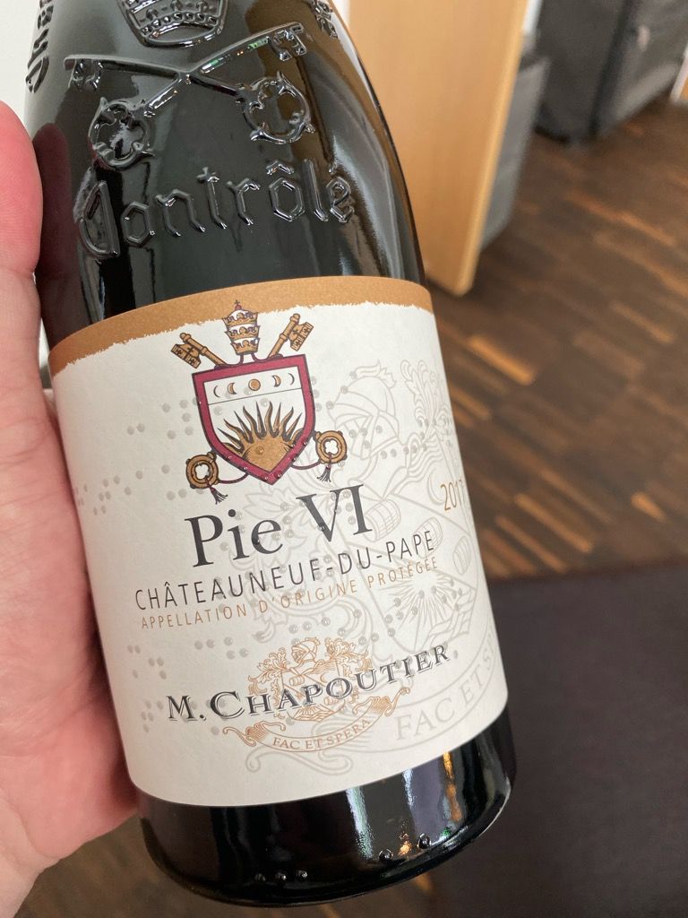 2017 M. Chapoutier Châteauneuf-du-Pape Pie VI, France, Rhône, Southern ...