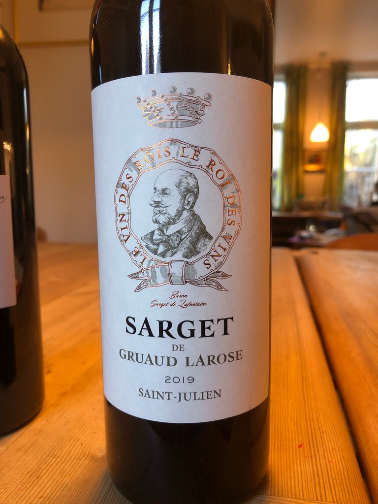 2019 Château Gruaud Larose Sarget de Gruaud Larose - CellarTracker