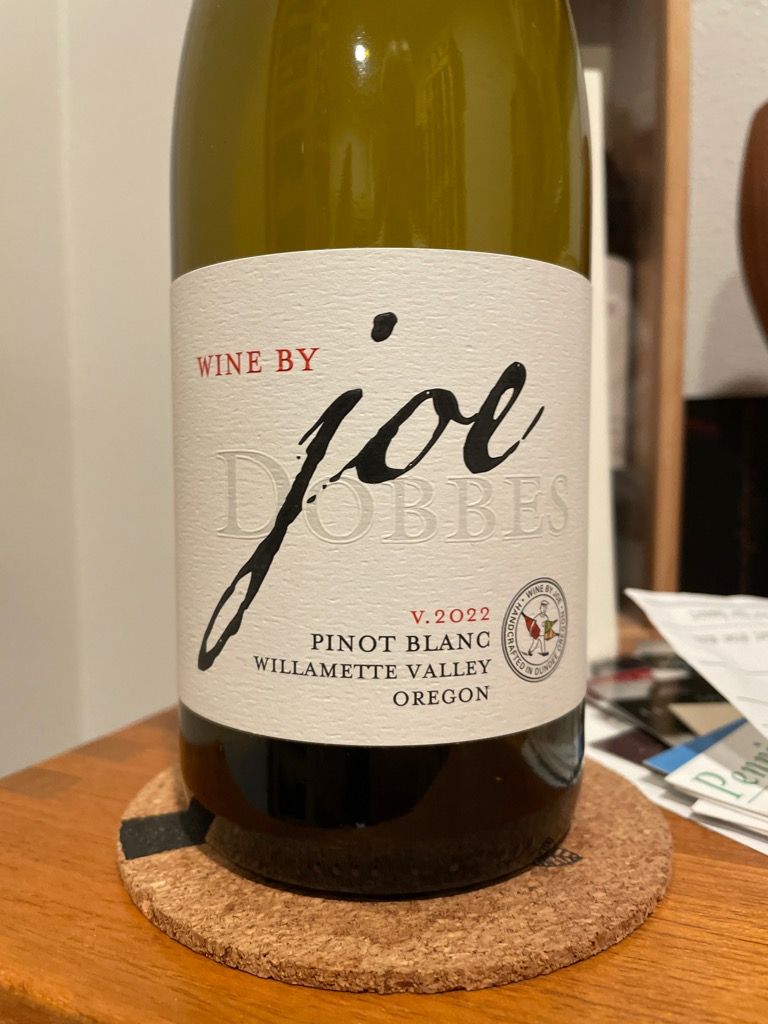 2021 Wine By Joe Pinot Blanc, USA, Oregon, Willamette Valley