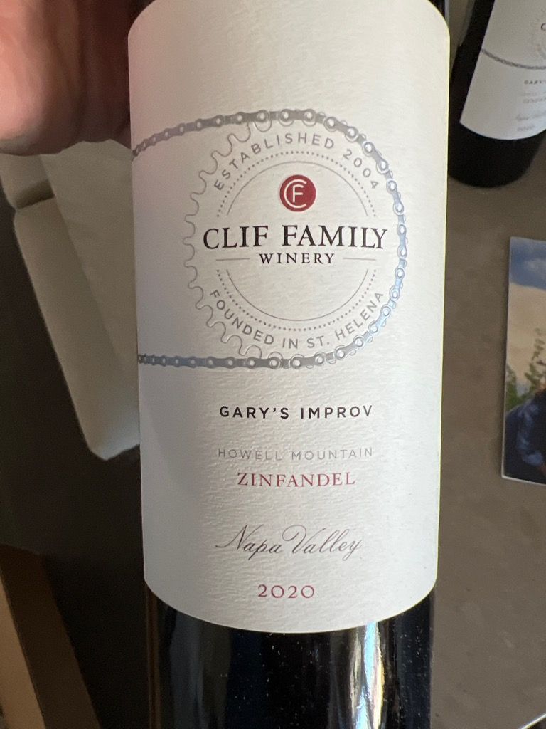 2020 Clif Family Winery Zinfandel Gary's Improv, USA, California, Napa