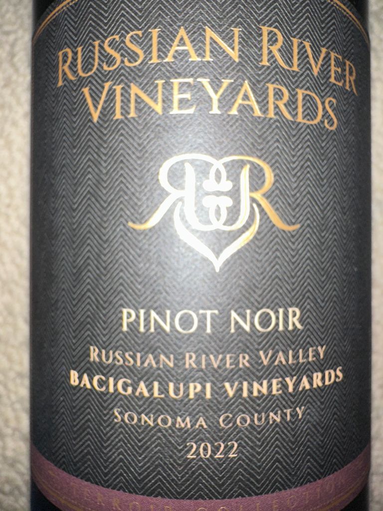 2024 Russian River Vineyards Pinot Noir Bacigalupi Vineyards, USA ...