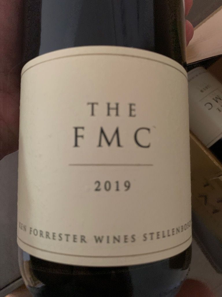 2019 Ken Forrester Chenin Blanc The FMC, South Africa, Coastal Region ...