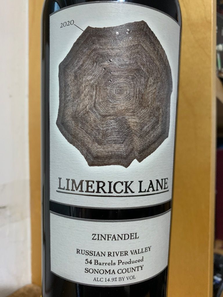 2020 Limerick Lane Zinfandel Russian River Valley, USA, California ...