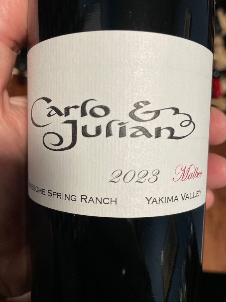 2023 Carlo and Julian Malbec Lonesome Spring Ranch, USA, Oregon ...