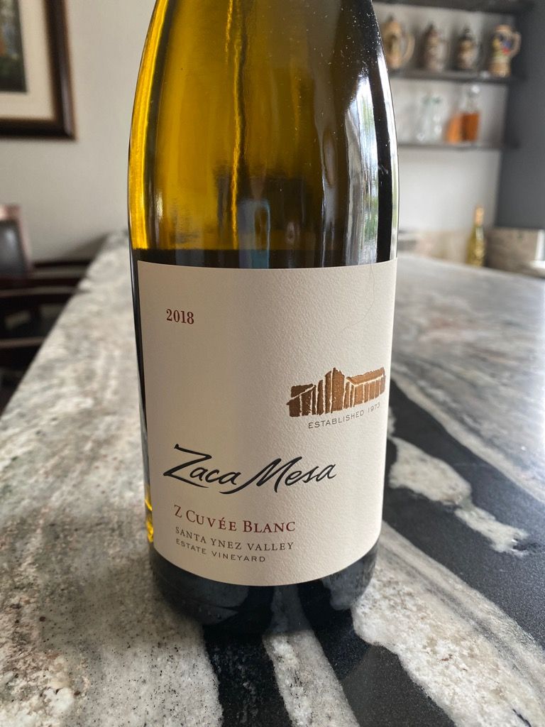 2019 Zaca Mesa Z Cuvée Blanc Estate Vineyard - CellarTracker