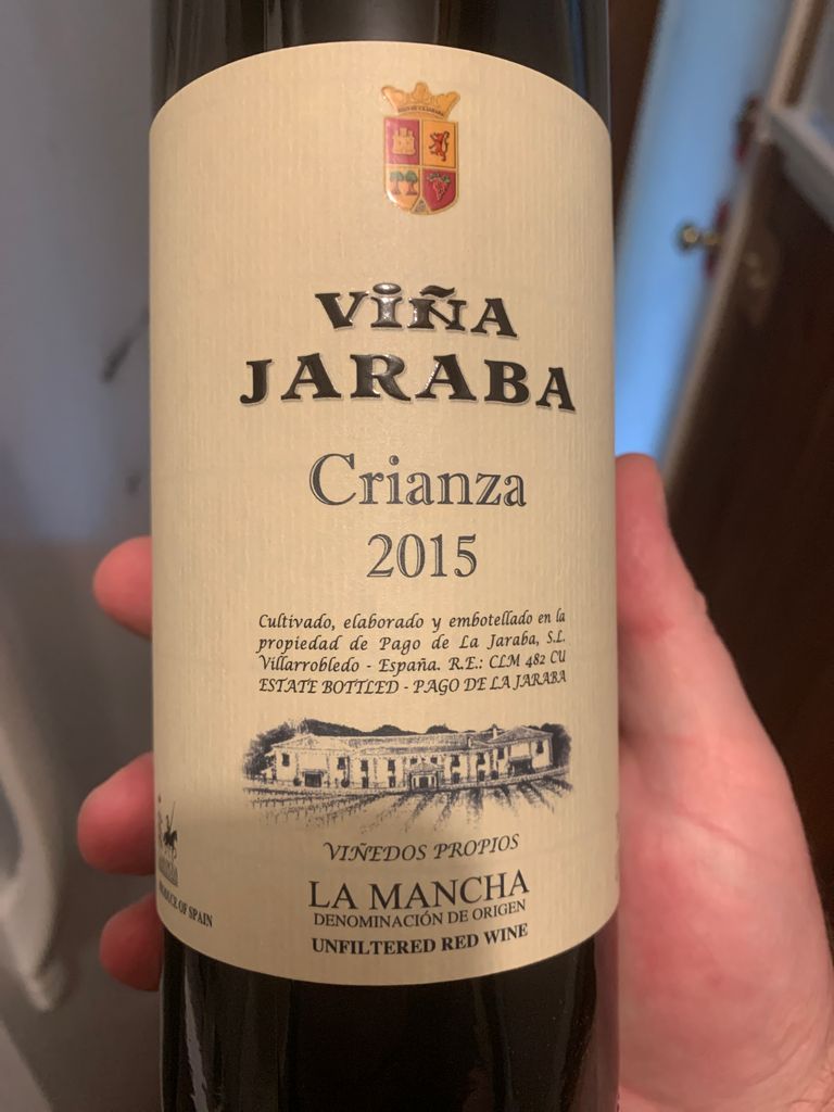 2015 Vina Jaraba La Mancha Crianza, Spain, CastillaLa Mancha, La