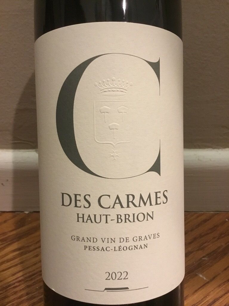 2022 Château Les Carmes Haut-Brion Le C des Carmes Haut-Brion