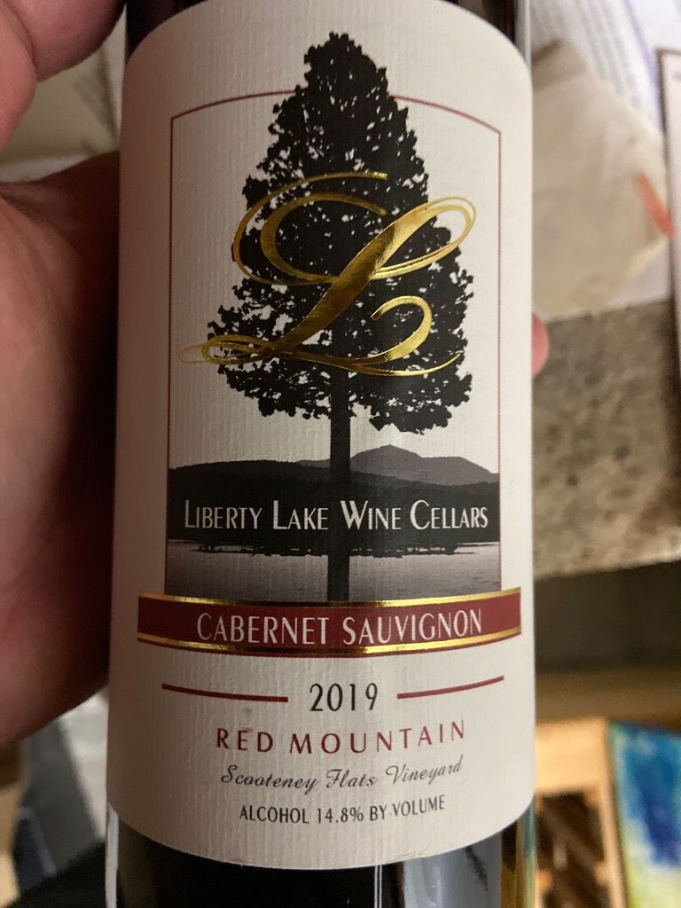2019 Liberty Lake Wine Cellars Cabernet Sauvignon Scooteney Flats ...
