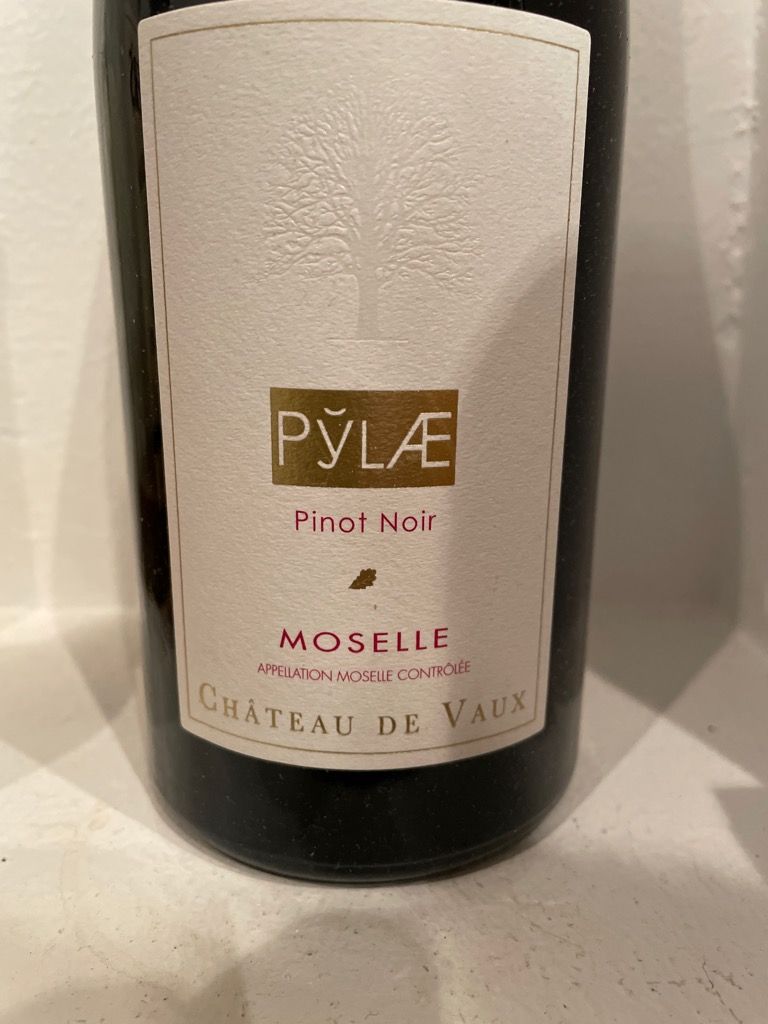 2020 Château de Vaux Pinot Noir Moselle Pylae, France, Lorraine
