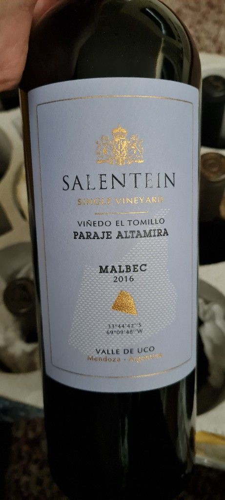 2016 Bodegas Salentein Malbec Single Vineyard Finca El