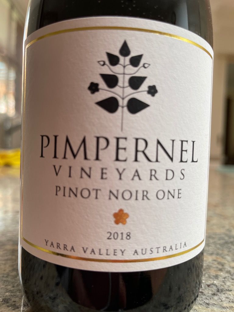 2020 Pimpernel Vineyards Pinot Noir 1, Australia, Victoria, Port ...