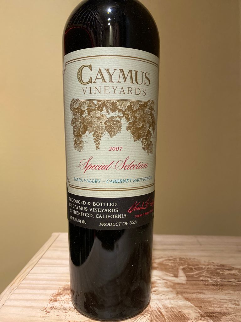 2007 Caymus Cabernet Sauvignon Special Selection - CellarTracker