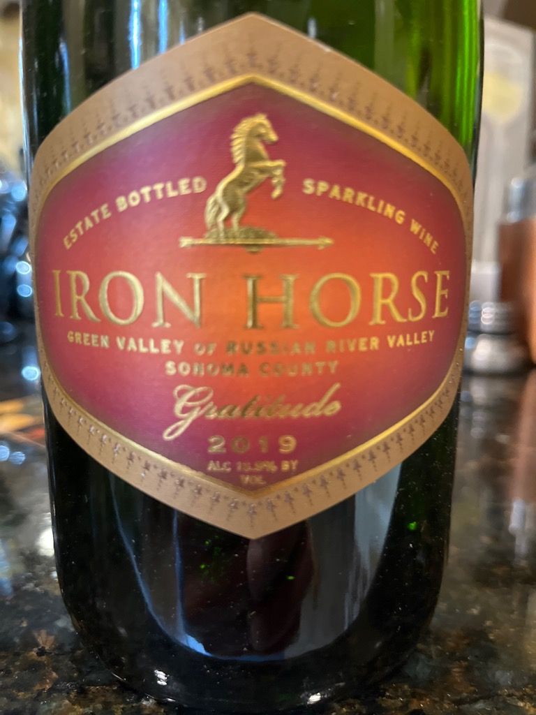 2019 Iron Horse Vineyards Gratitude USA California Sonoma County   B040b45f 180b 4b18 92e1 32ec8225a547 