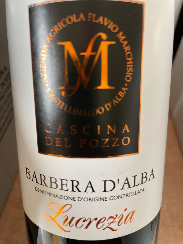 2017 Cascina del Pozzo Barbera d'Alba Lucrezia, Italy, Piedmont, Alba ...