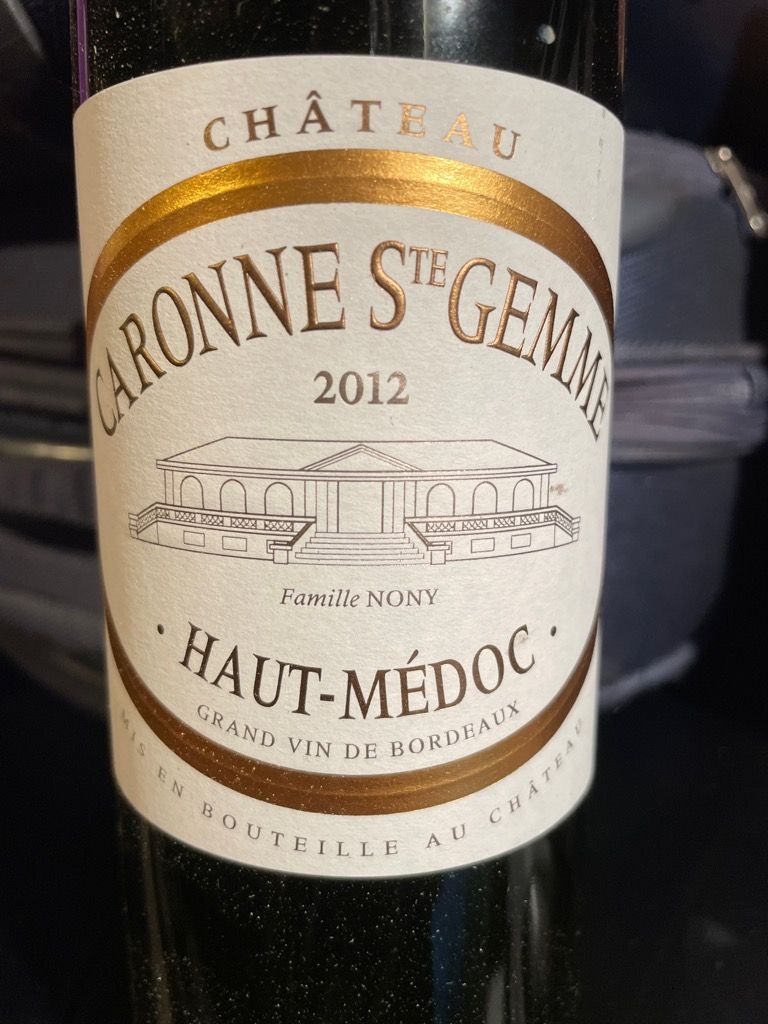 Château Caronne Ste Gemme 1997 赤ワイン 3本 シャトー・カロンヌ・サント・ジェム 1997 赤 Chateau Caronne Sainte
