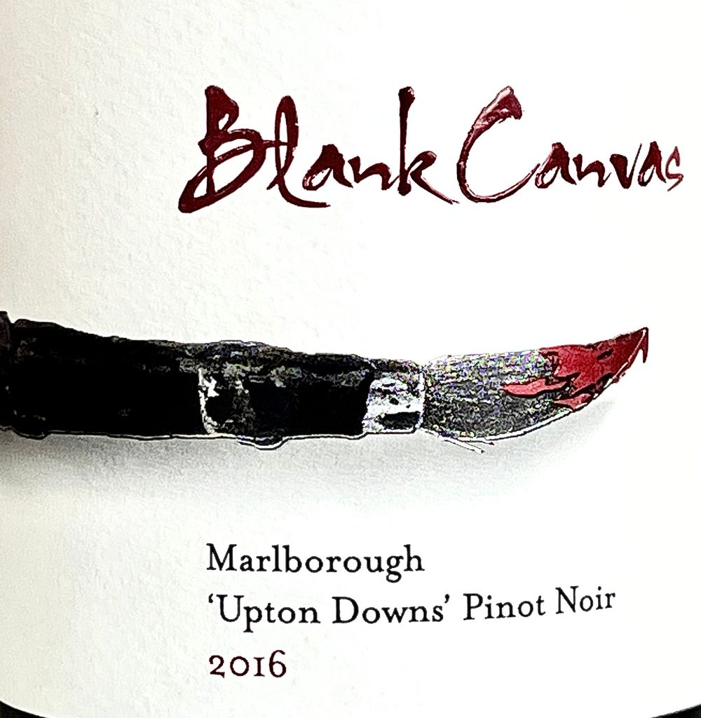 2016 Blank Canvas Winery Pinot Noir Upton Downs CellarTracker