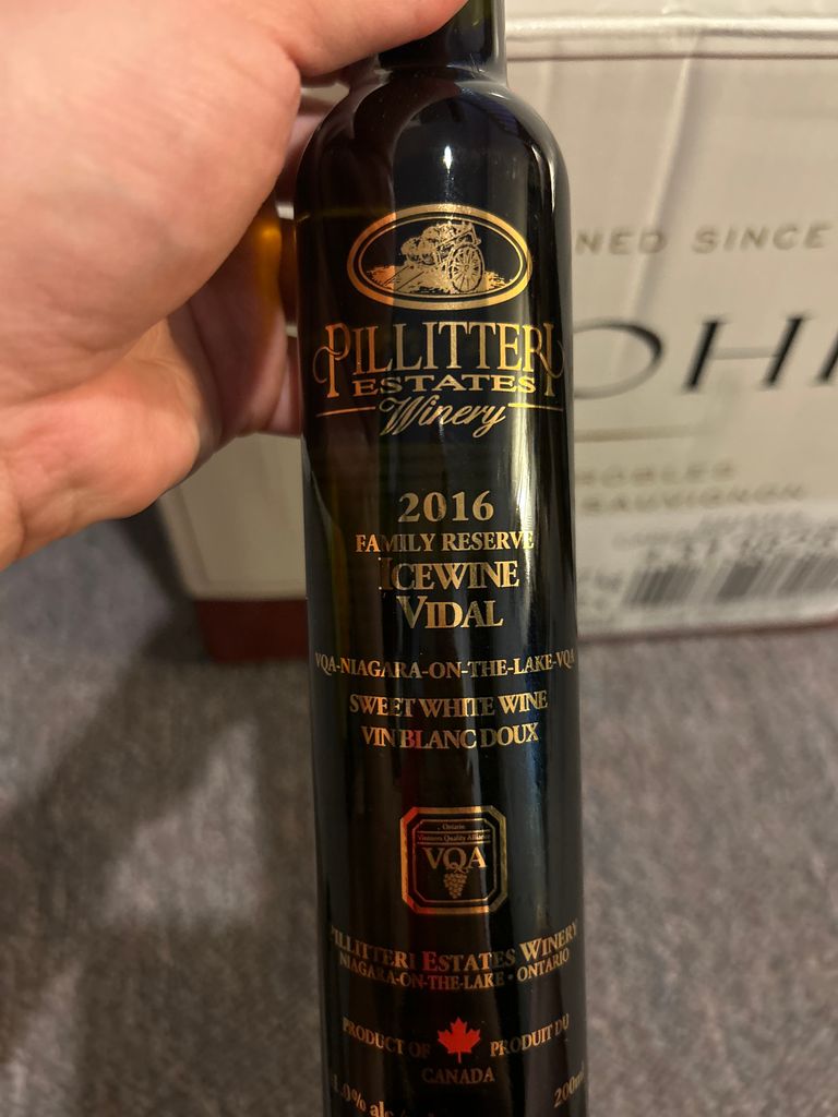ワイン Pillitteri 2013 Reserve Icewine Vidal 2013 Pillitteri Estates Winery Vidal Reserve Icewine - CellarTracker