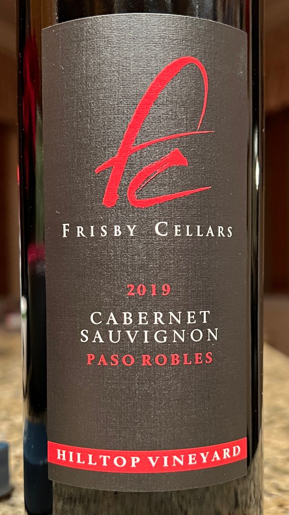 2019 Frisby Cellars Sauvignon Stillwater Vineyard Hilltop