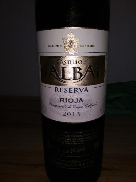 de Albai Rioja Pagos Del 2014 - CellarTracker Castillo Rey Reserva