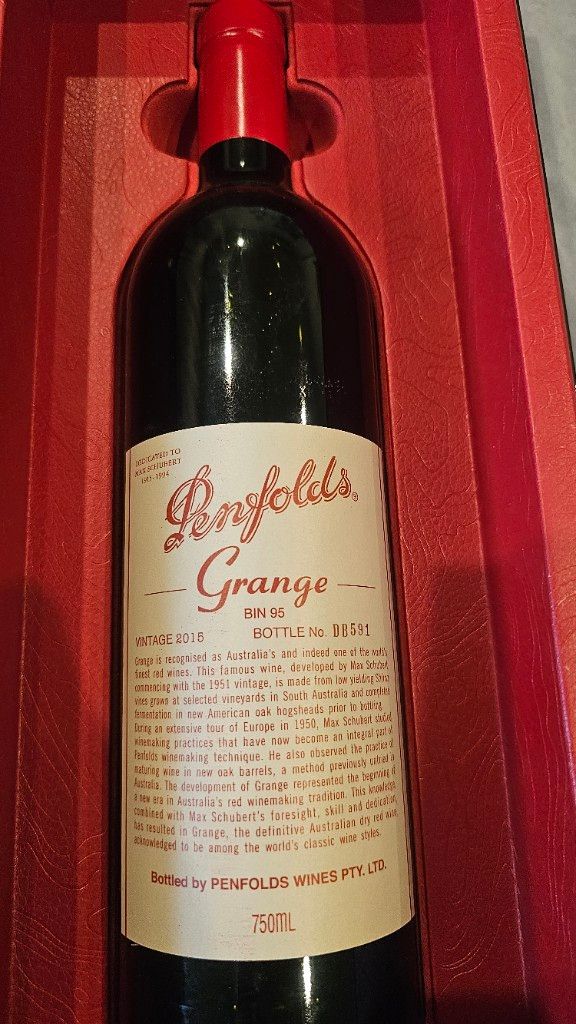 2016 Penfolds Grange - CellarTracker