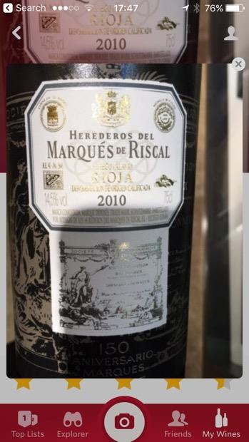 2013 Marqués de Riscal Rioja Gran Reserva - CellarTracker