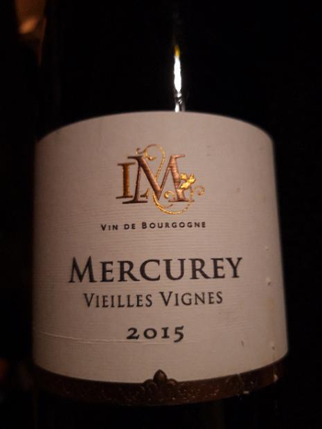 2020 Domaine Luc Brintet Mercurey Les Vieilles Vignes, France, Burgundy ...