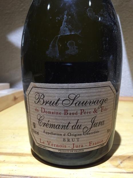 2010 Domaine Baud Père \u0026 Fils Crémant du Jura Brut Sauvage, France, Jura,  Crémant du Jura - CellarTracker