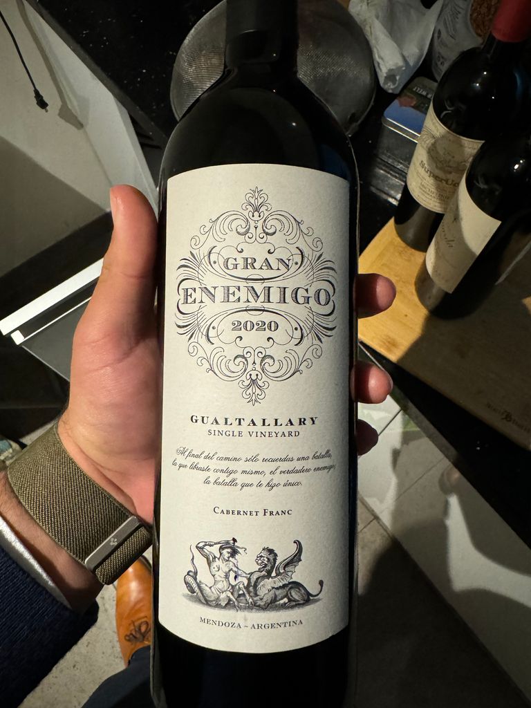 2020 El Enemigo Cabernet Franc Gran Enemigo Gualtallary