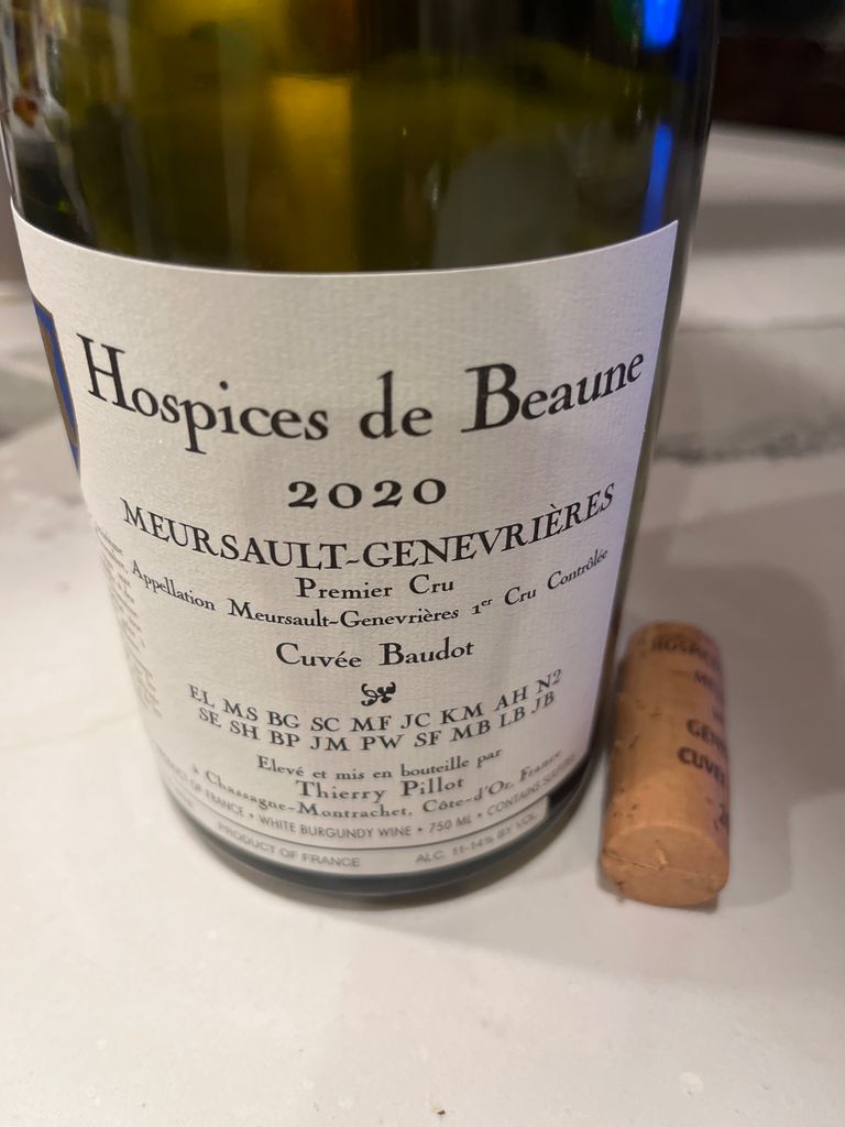 2020 Hospices de Beaune Meursault 1er Cru Les Genevrières Cuvée