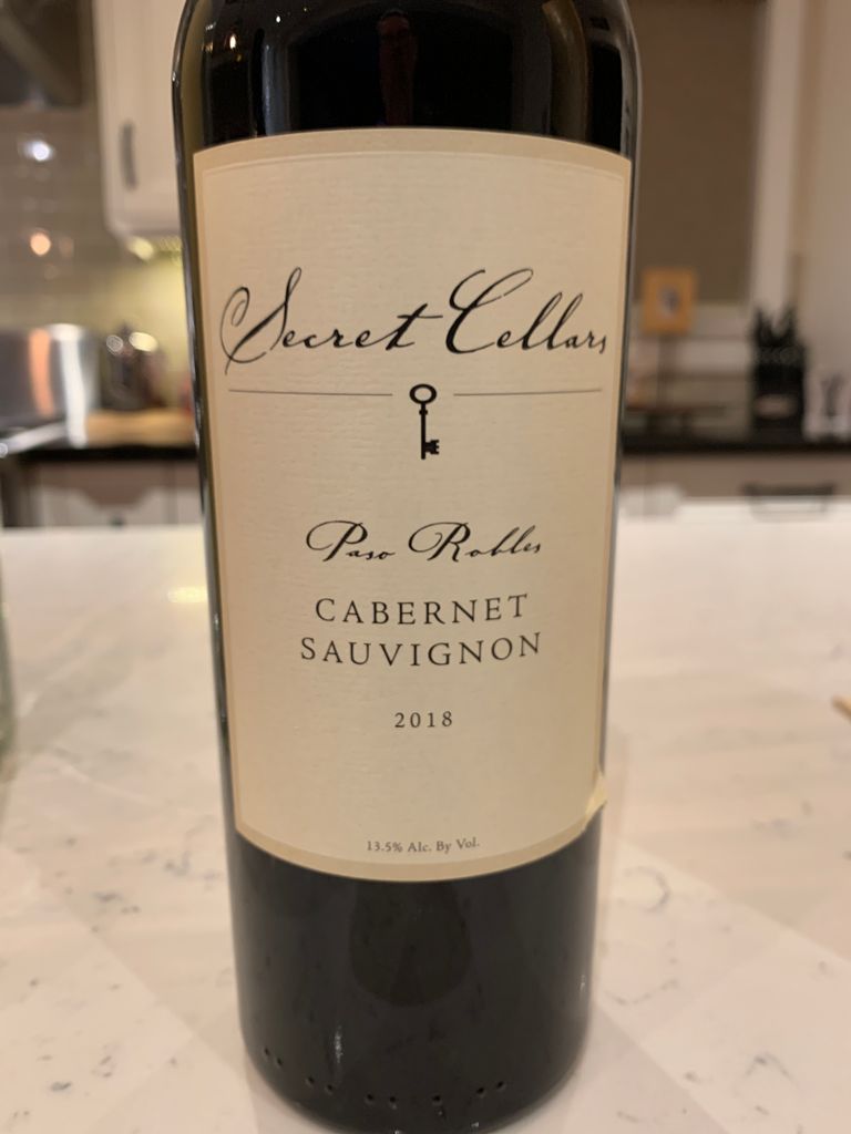 2018 Secret Cellars Sauvignon, USA, California, Central Coast