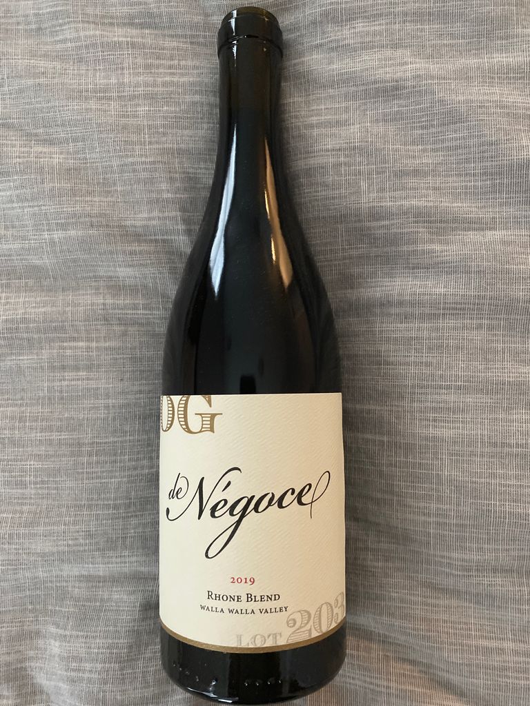 2019 de Négoce OG N.203, USA, Washington, Columbia Valley, Walla Walla