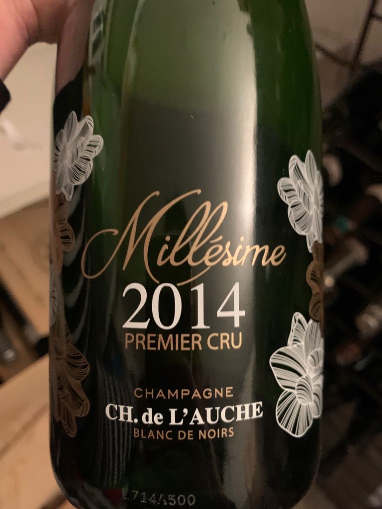 2014 Ch teau de l Auche Champagne Premier Cru Blanc de Noirs